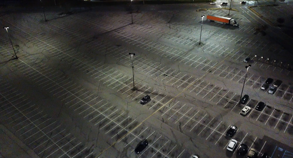 parking lot before
